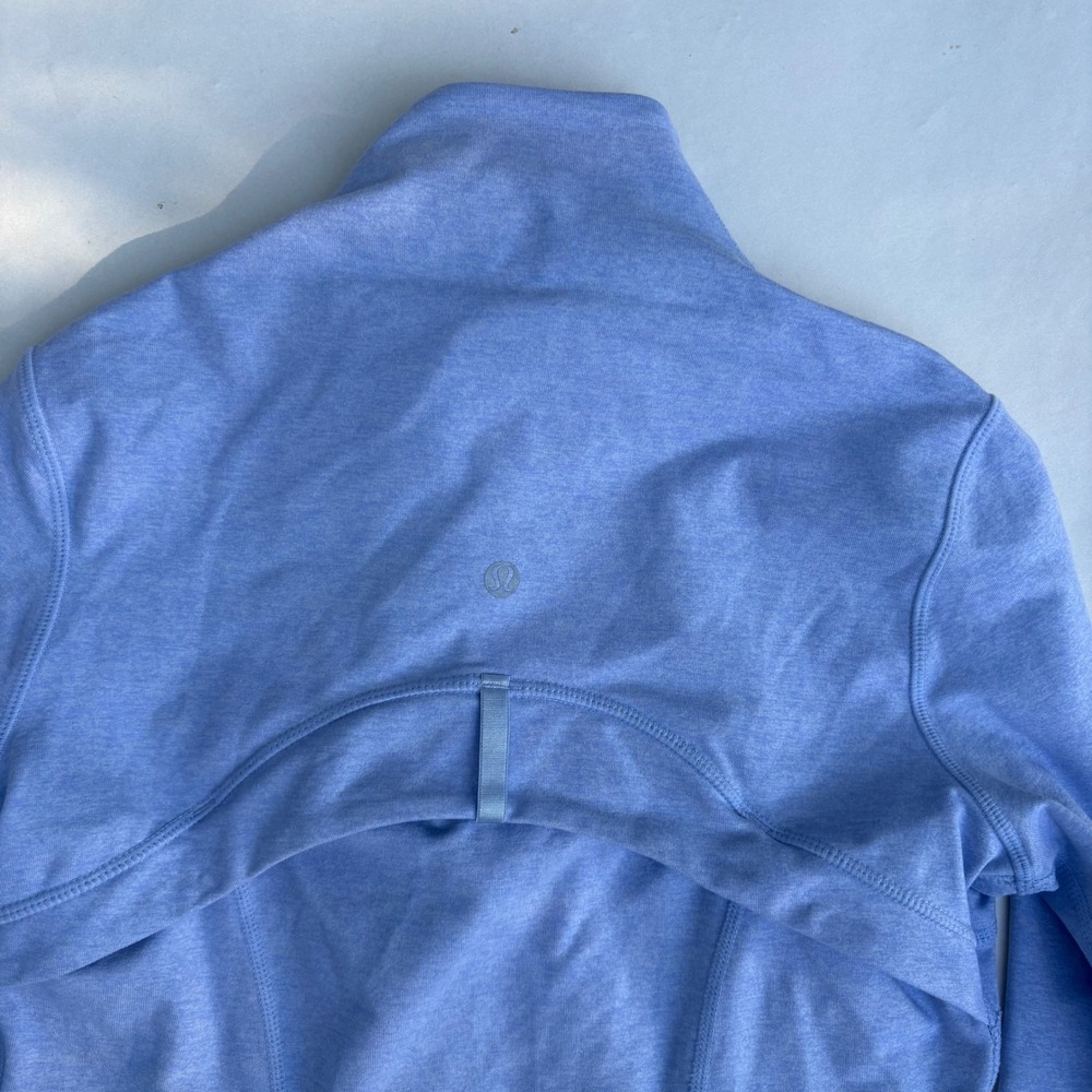 Lululemon Define Jacket Heathered Peri Purple Size 6 Full Zip Yoga Activewear - Picture 3 of 5